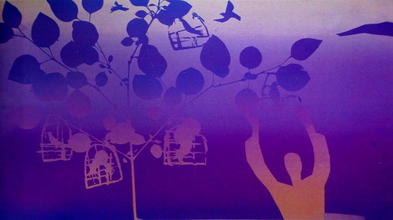 ����ȩ��������ˡ�27x46cm  ˿���滭1996��