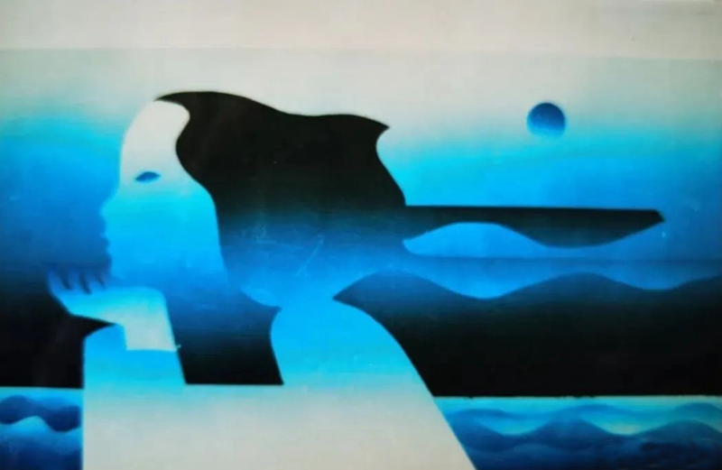����ȩ�����롷70x51cm˿���滭1998��